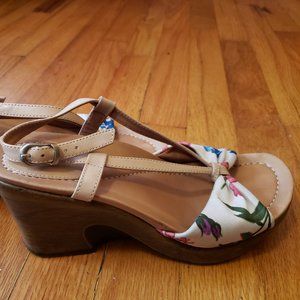 Dansko Strappy "Naomi" Floral Platform Sandals